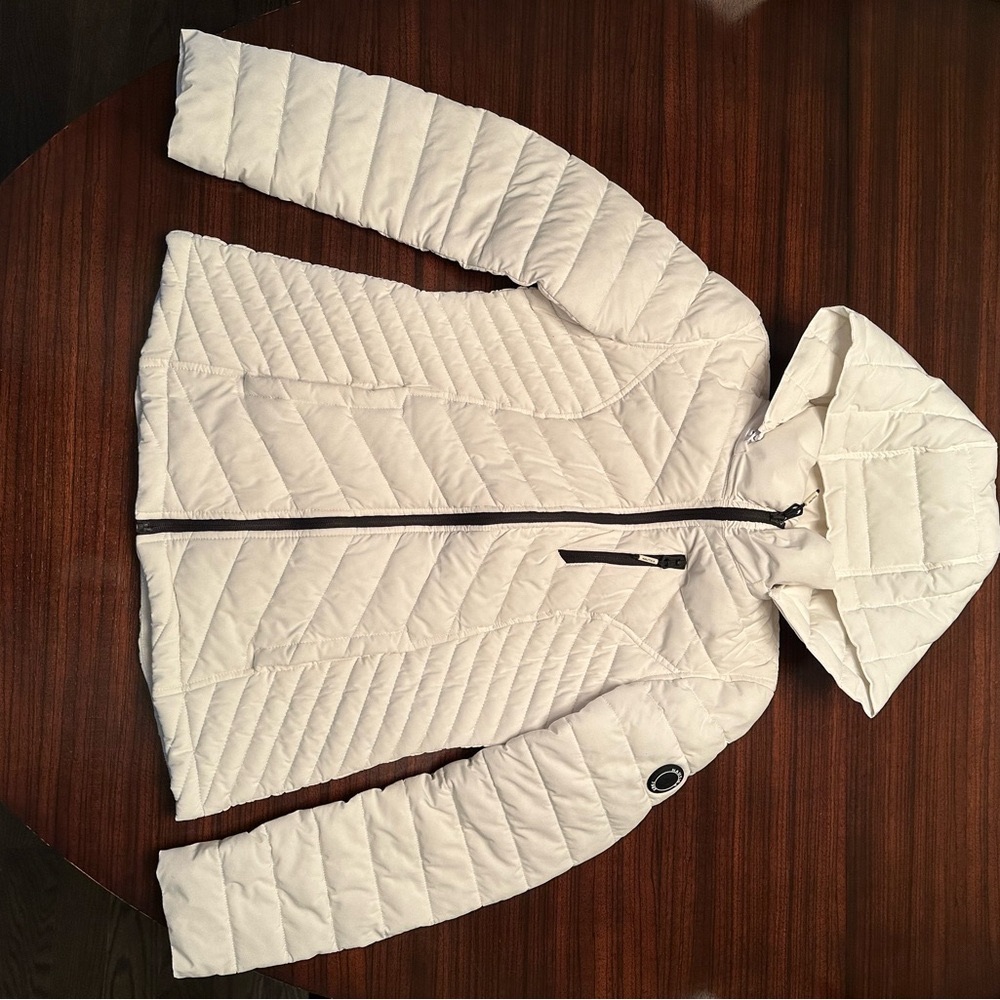 Nautica Women's White Quilted Jacket
